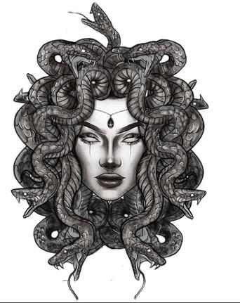 Medusa tattoo design